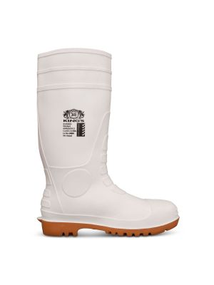 King's White Safety Gumboot