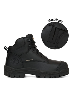 130mm Black Zip Sided Boot