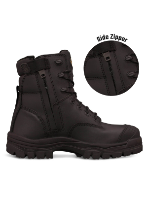 150mm Black Zip Sided Boot