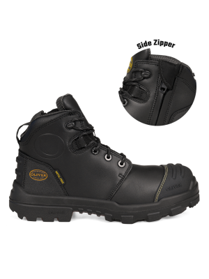 130mm Black Zip Sided Boot