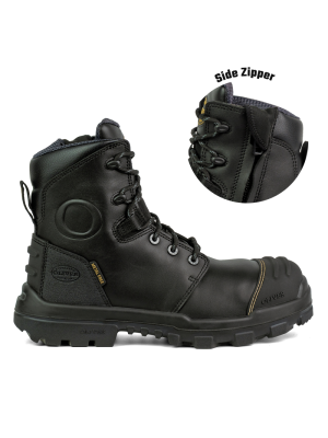 150mm Black Zip Sided Boot