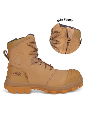 AT 54-552Z Stone Zip Sided Boot