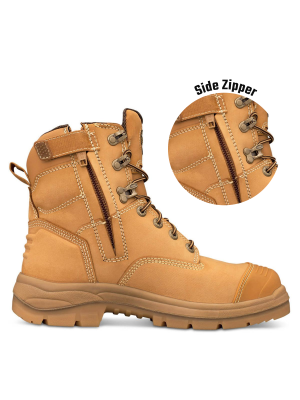 150mm Wheat Zip Sided Boot
