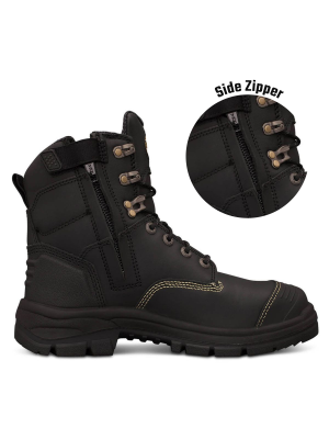150mm Black Zip Sided Boot