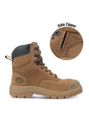 150mm Stone Zip Sided Boot 