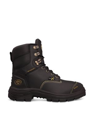 150mm Black Lace Up Met Boot