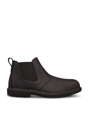 Black Elastic Sided Boot