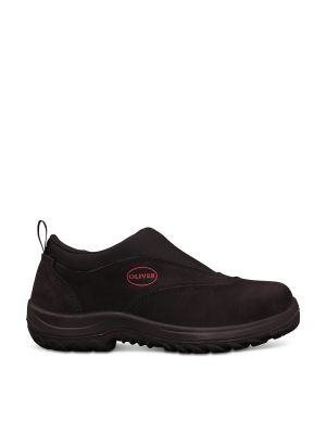 Black Slip On Sports Shoe