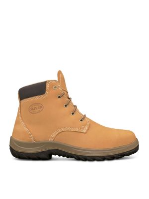 Wheat Lace Up Ankle Boot