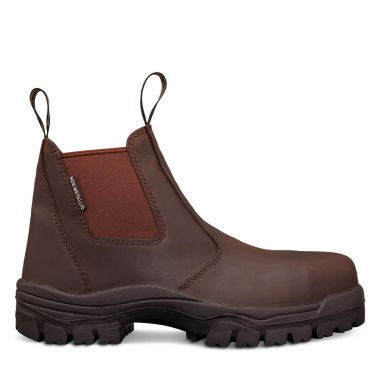 150mm Brown Elastic Sided Boot | AT 45 Series | Oliver Footwear