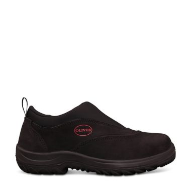 Black Slip On Sports Shoe | WB 34 Series | Oliver Footwear