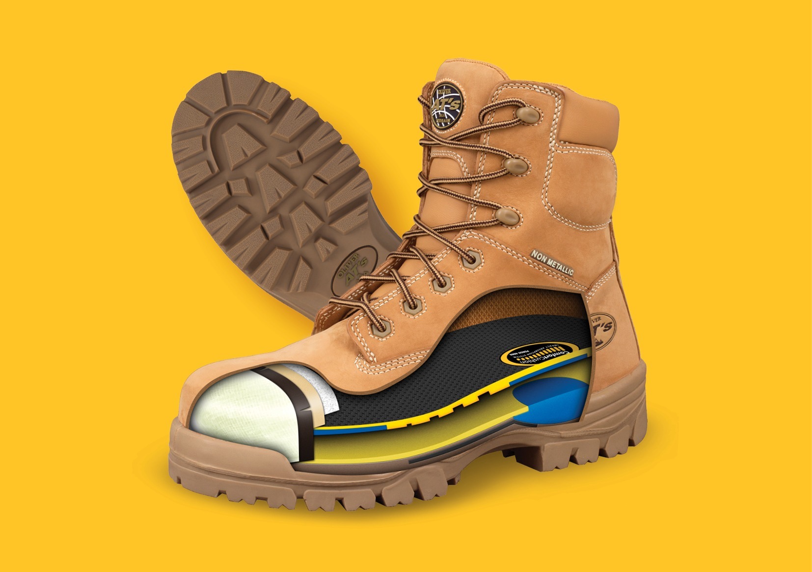 Oliver AT45 Series Safety Boot Cutaway